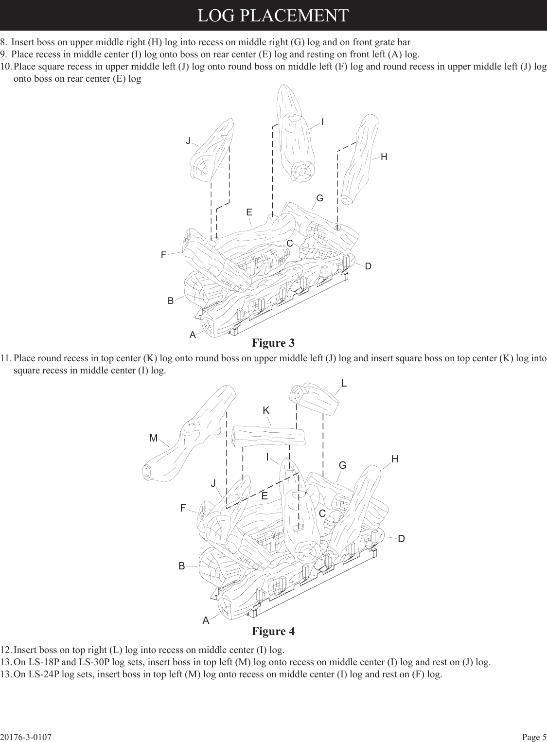 Page 5 of 12 - Empire-Comfort-Systems Empire-Comfort-Systems-Ls-18P-1-Users-Manual- 20176-3-0107 LS-(18,24,30)P-1 Ponderosa Logs  Empire-comfort-systems-ls-18p-1-users-manual