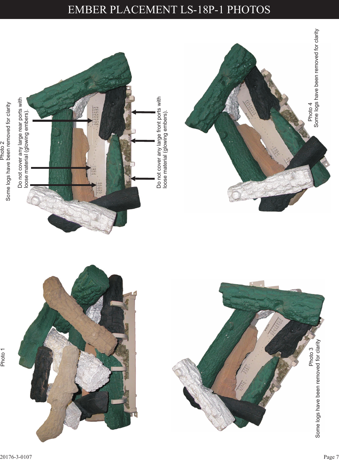 Page 7 of 12 - Empire-Comfort-Systems Empire-Comfort-Systems-Ls-18P-1-Users-Manual- 20176-3-0107 LS-(18,24,30)P-1 Ponderosa Logs  Empire-comfort-systems-ls-18p-1-users-manual