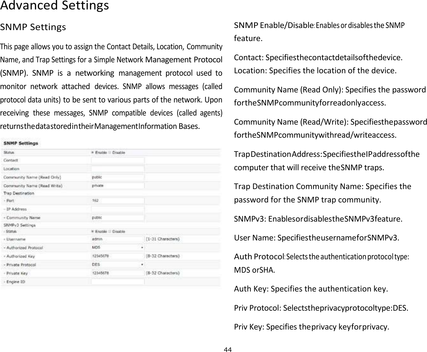 Page 45 of Emplus Technologies WAP353 dual band AC1300 access point User Manual 