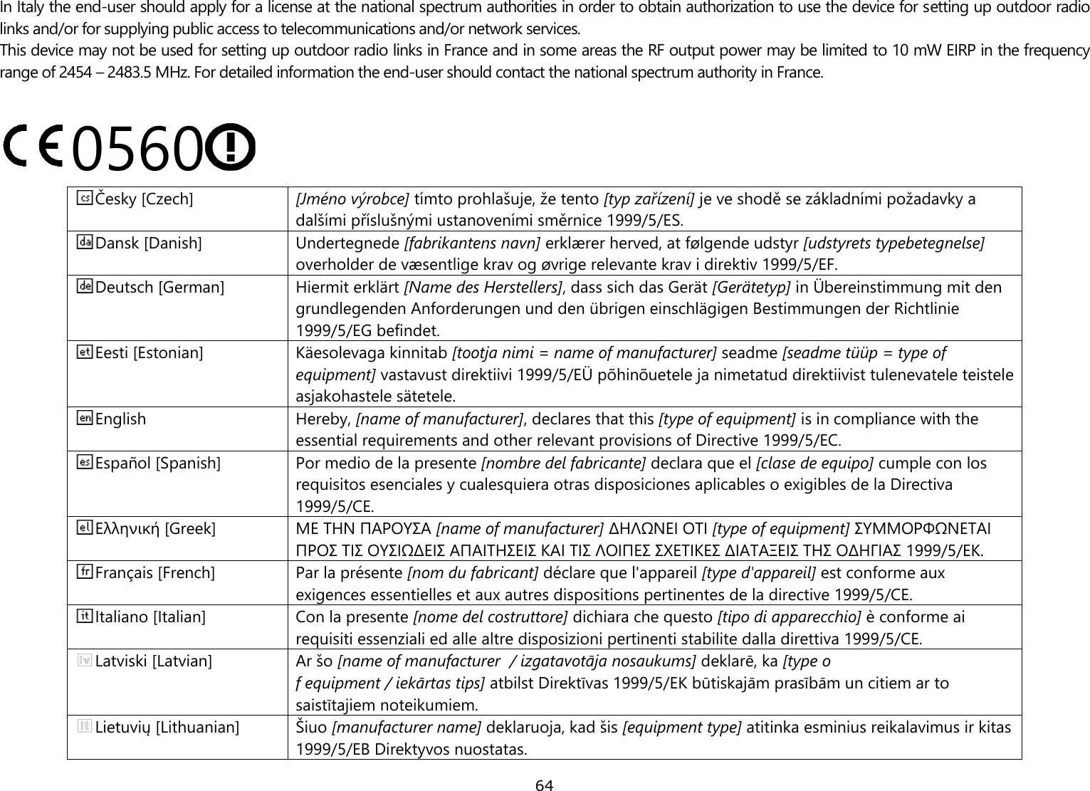 Page 65 of Emplus Technologies WAP353 dual band AC1300 access point User Manual 