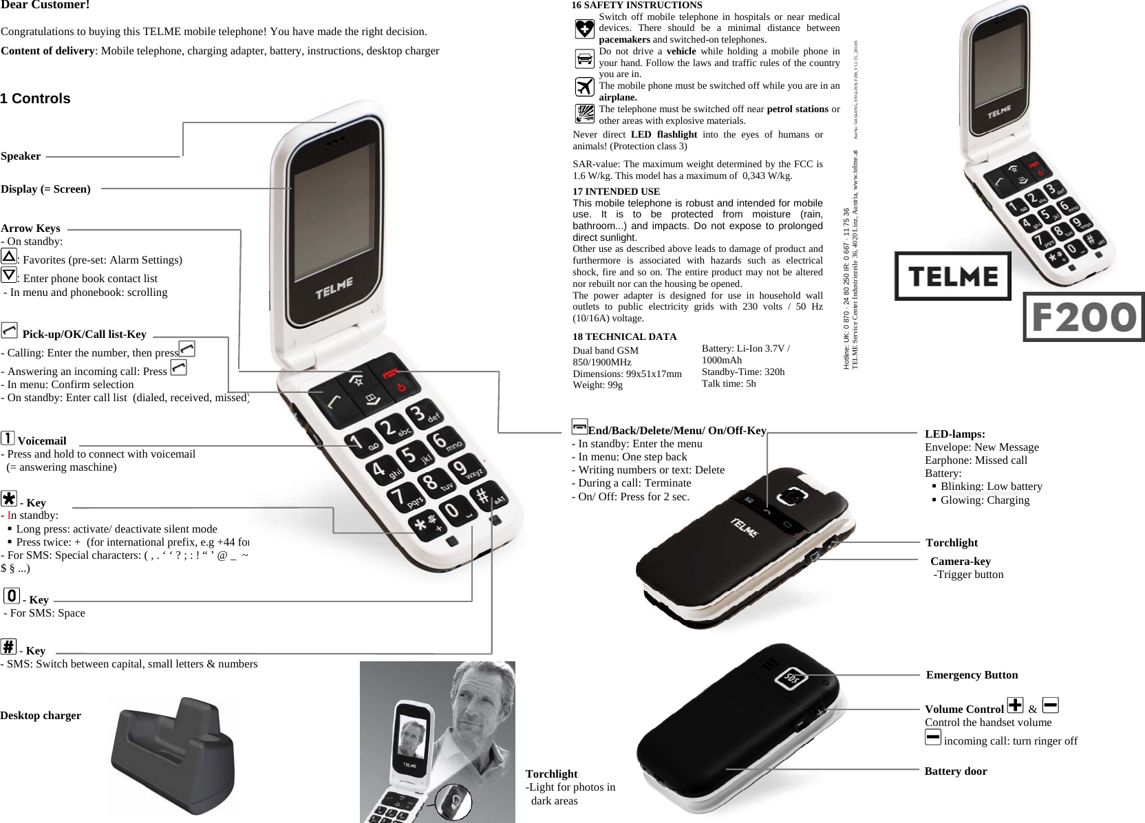 Emporia Telecom Usa F0 Gsm Mobile Phone User Manual F0 Manual Page2 En