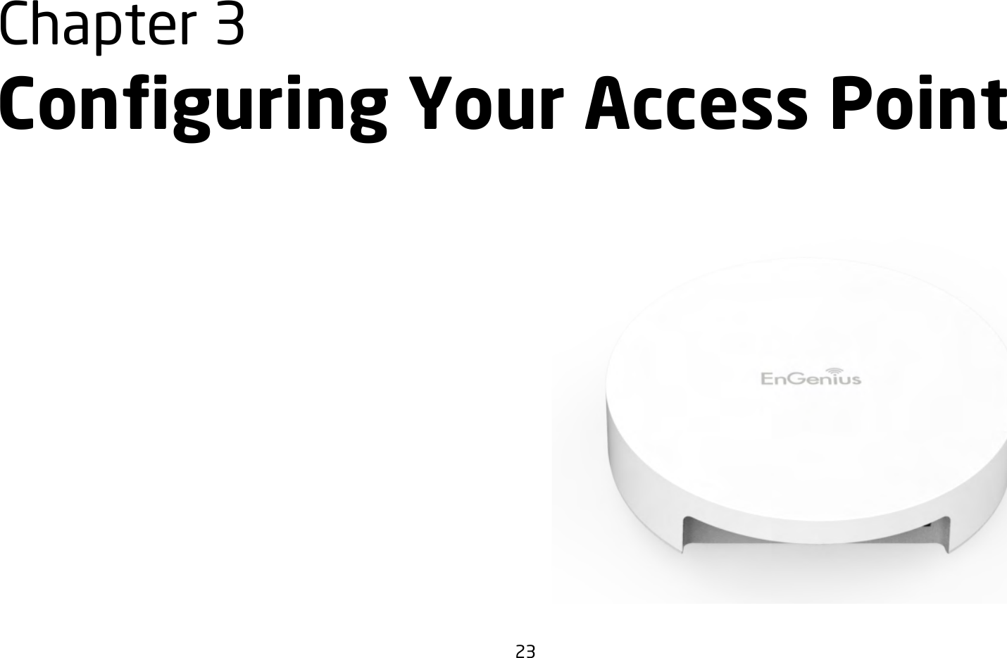 23Chapter 3 Conguring Your Access Point