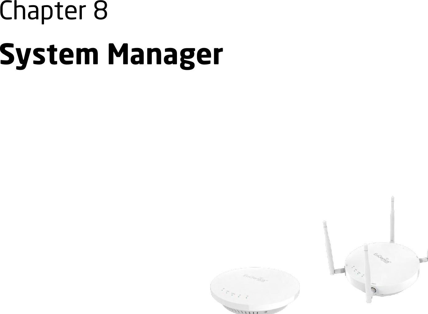 Chapter 8 System Manager     