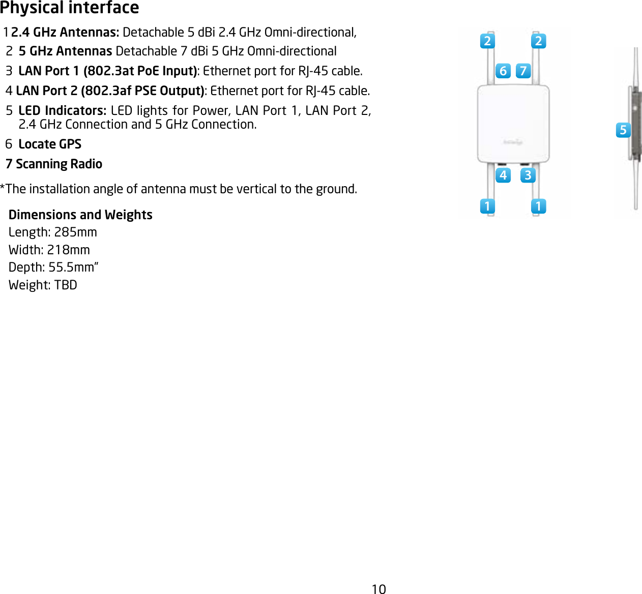 Page 10 of EnGenius Technologies ECM355AP AC1300 Indoor ceiling mount Managed Access Point User Manual User Manaul