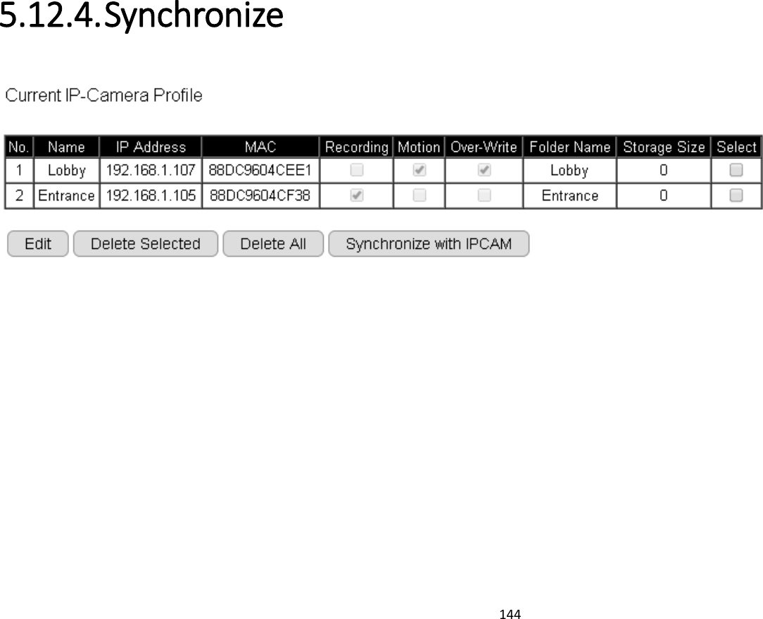 144  5.12.4. Synchronize    