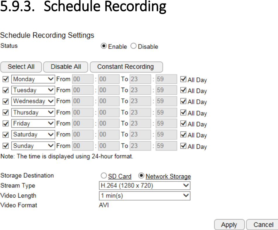 5.9.3. Schedule Recording  