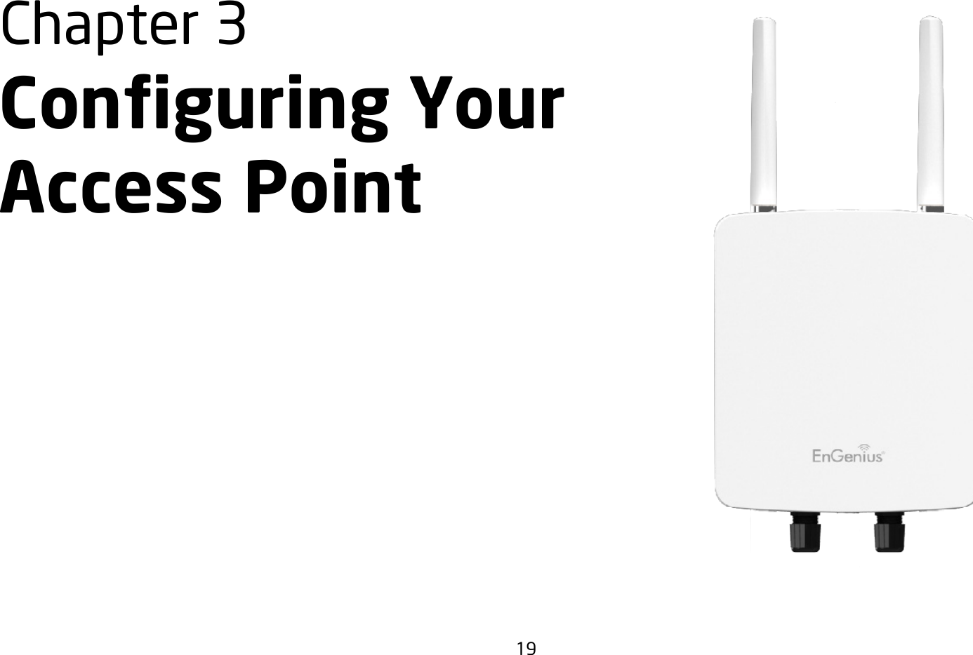 19Chapter 3 Conguring Your  Access Point