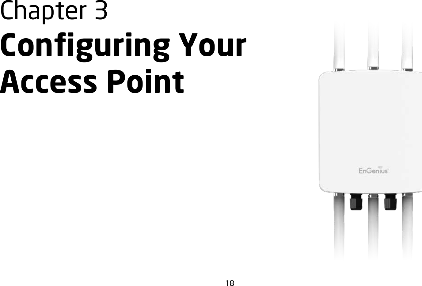 18Chapter 3 Conguring Your  Access Point