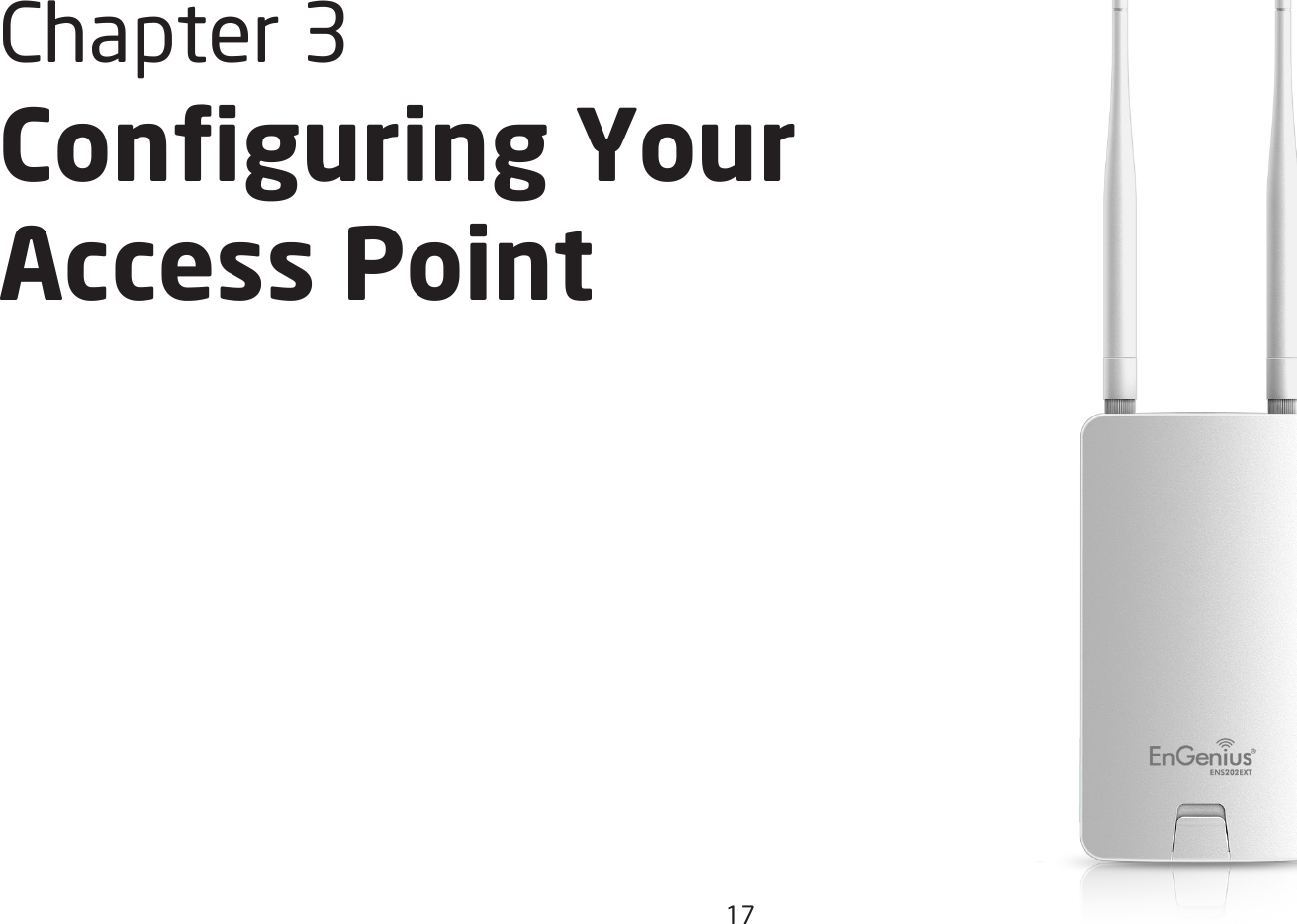 17Chapter 3 Conguring Your  Access Point