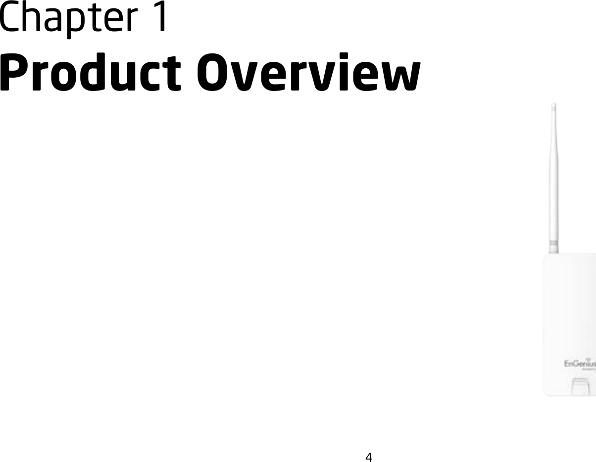 Page 4 of EnGenius Technologies ENSTA5-ACV2 Outdoor Long Range Wireless Access Point User Manual 