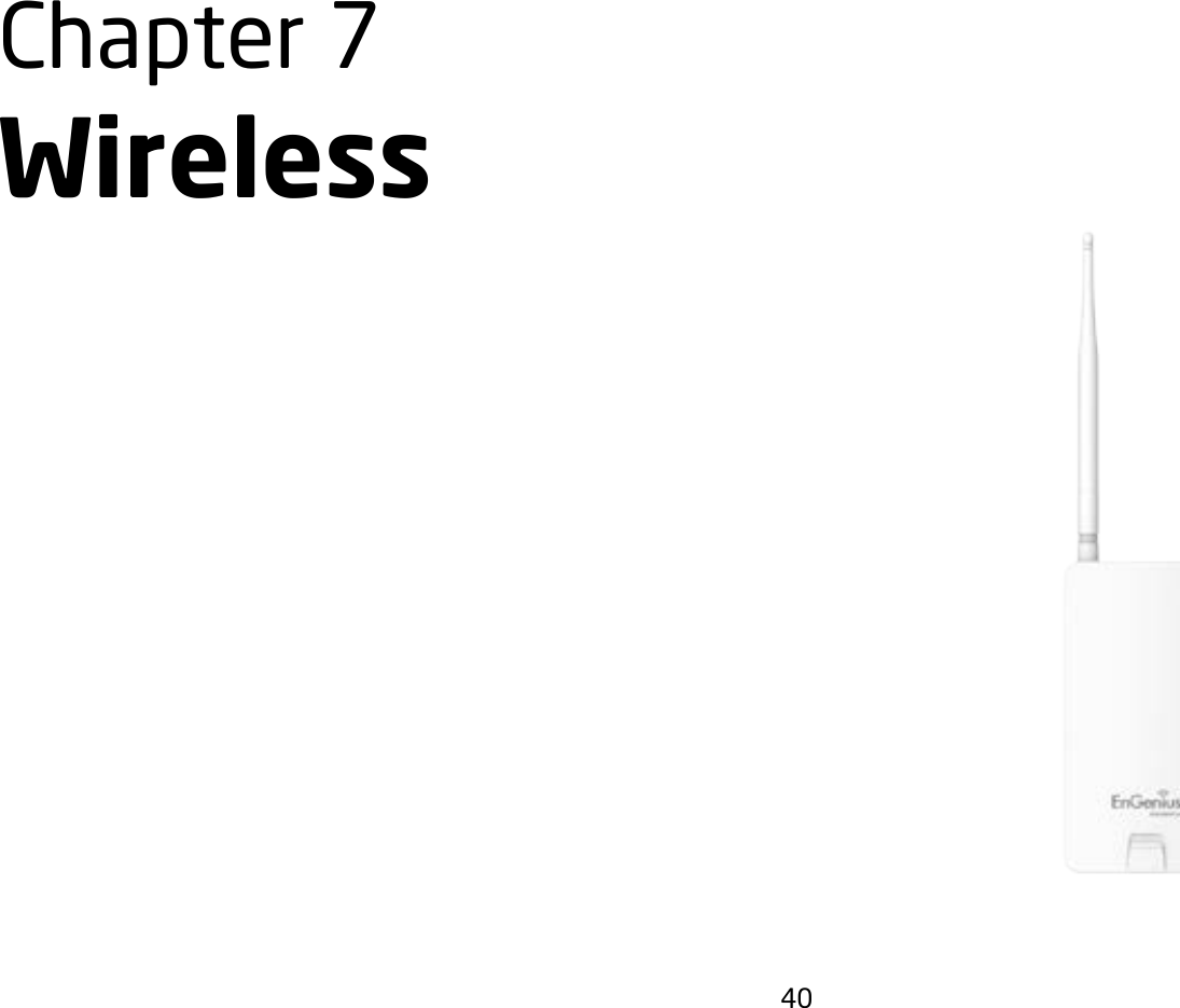 Page 40 of EnGenius Technologies ENSTA5-ACV2 Outdoor Long Range Wireless Access Point User Manual 