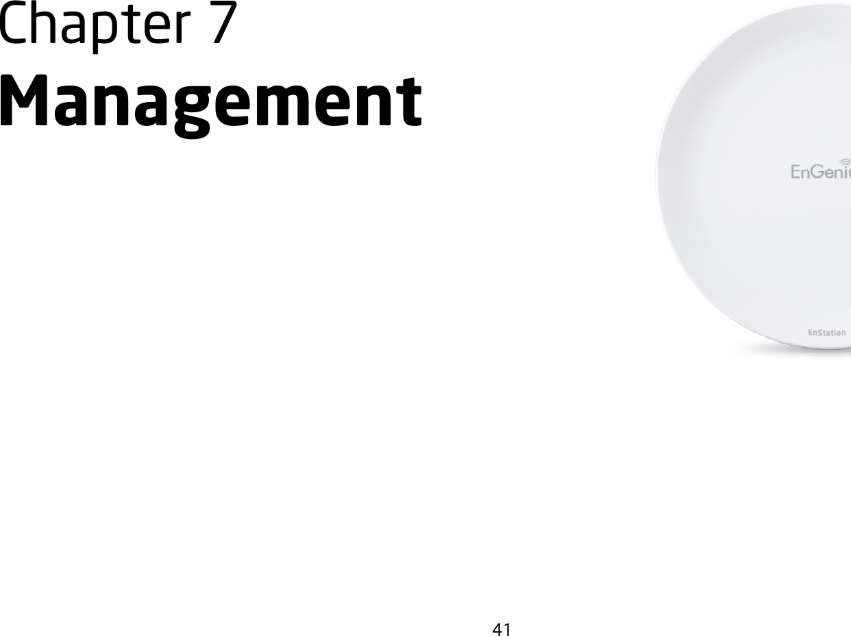 41Chapter 7 Management