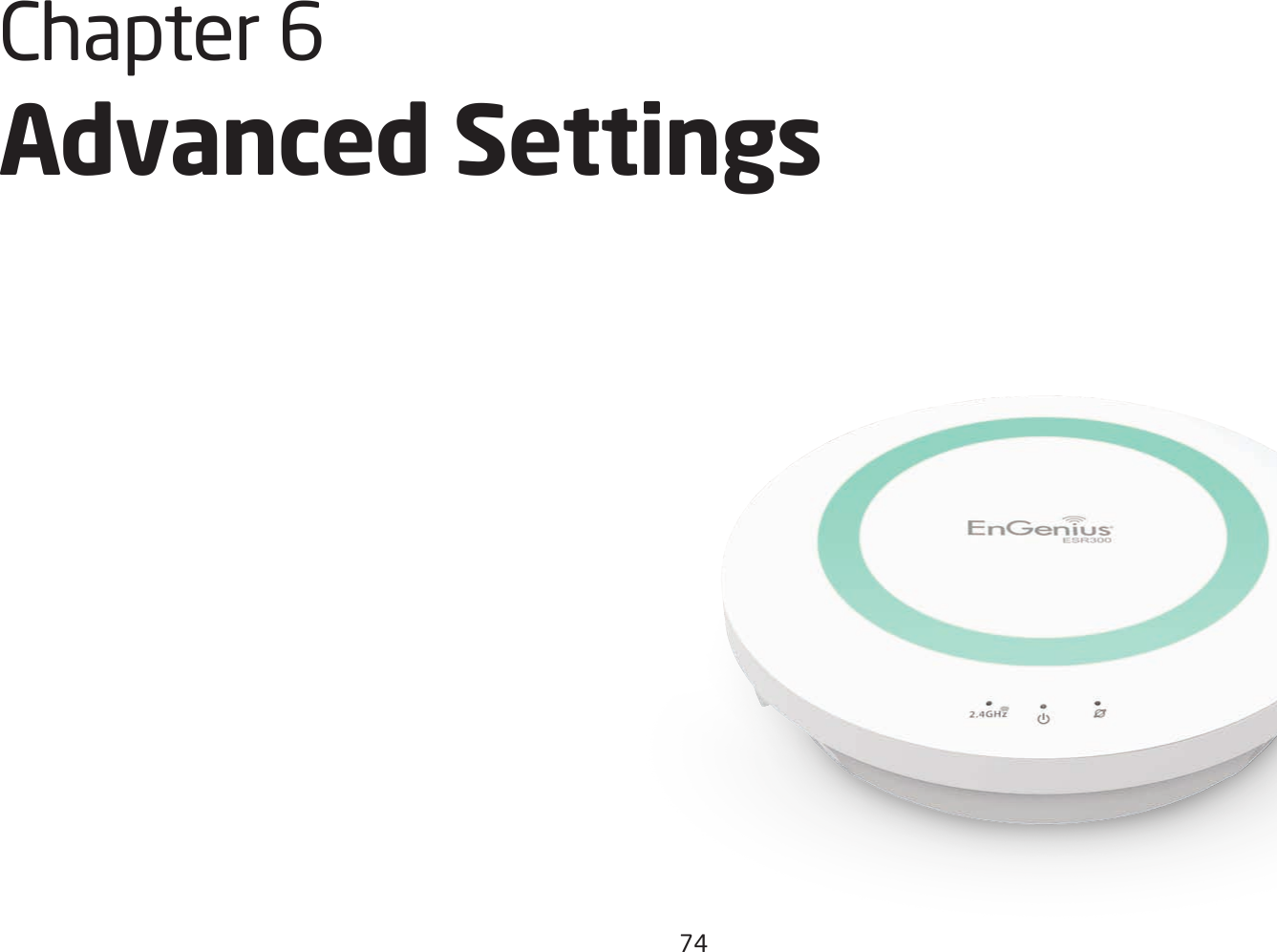 74Chapter6 Advanced Settings