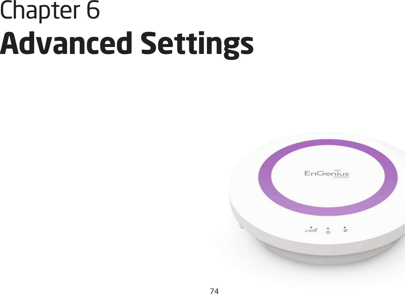 74Chapter6 Advanced Settings