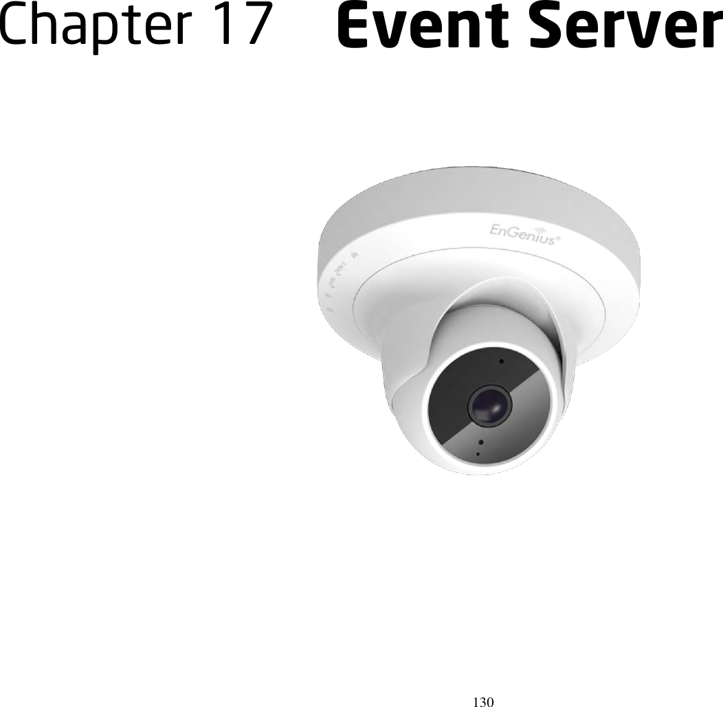 130  Chapter 17    Event Server    