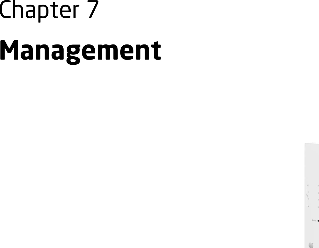 Chapter 7 Management     