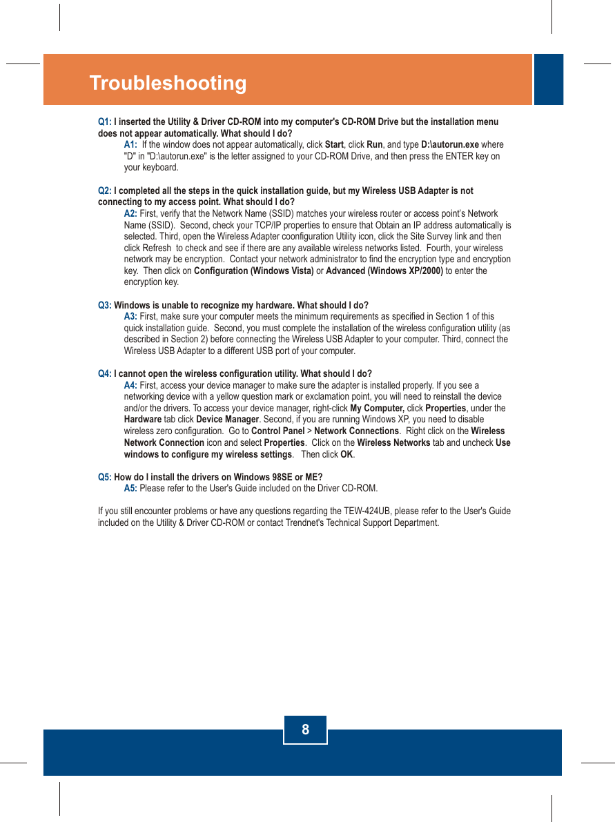 Page 10 of 12 - Entrega-Technologies Entrega-Technologies-Tew-424Ub-Users-Manual- EN_Web_QIG_TEW-424UB(V3.0.1)  Entrega-technologies-tew-424ub-users-manual