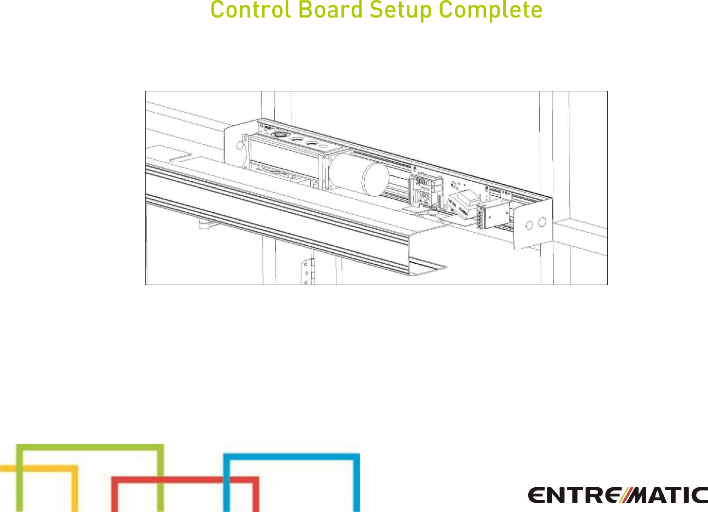 Page 10 of 10 - Entrematic  Presentation Ditec HA8-LP Low Energy Door Operator Quick Start (Controls) Installation Instructions Guide-controls