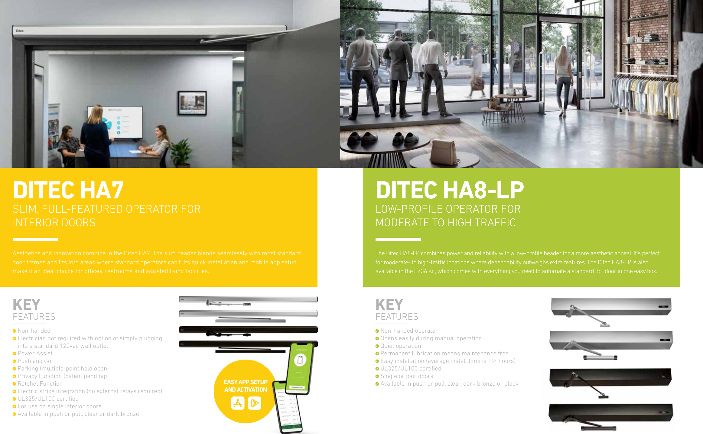 Page 3 of 5 - Entrematic  Ditec HA9 Low Energy Operators Brochure Ditec-low-energy-operator-overview-bro