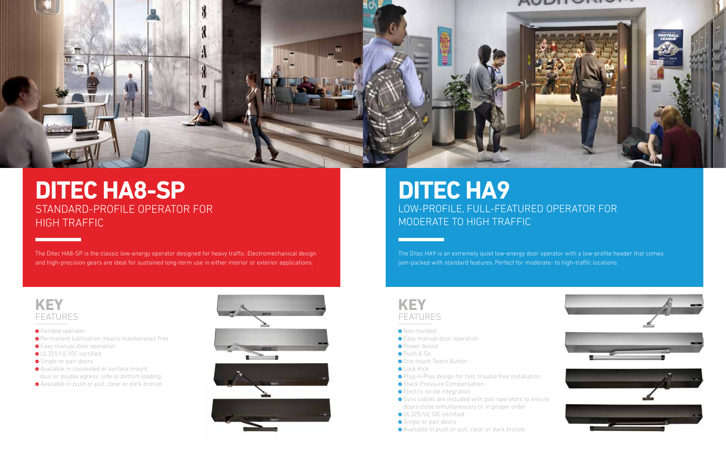 Page 4 of 5 - Entrematic  Ditec HA9 Low Energy Operators Brochure Ditec-low-energy-operator-overview-bro