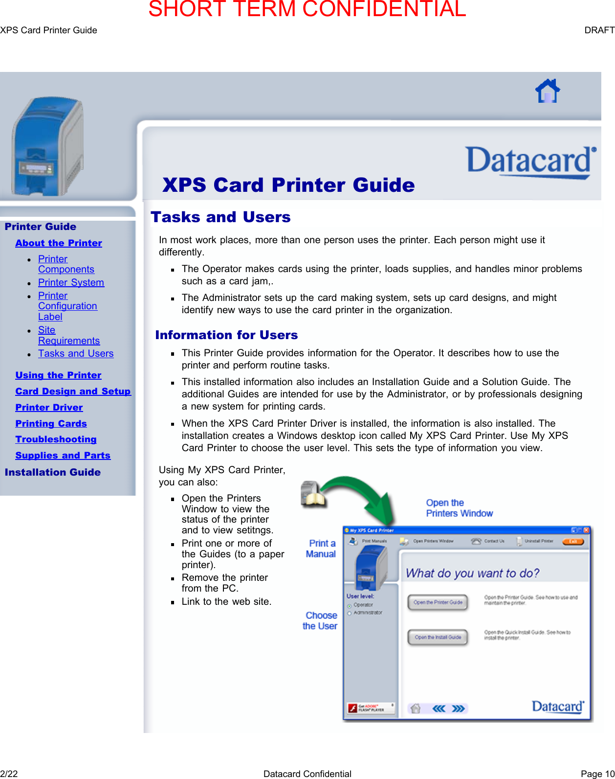 Page 13 of Entrust Q20010 Card Printer w/RFID Reader User Manual DS200 Printer Guide