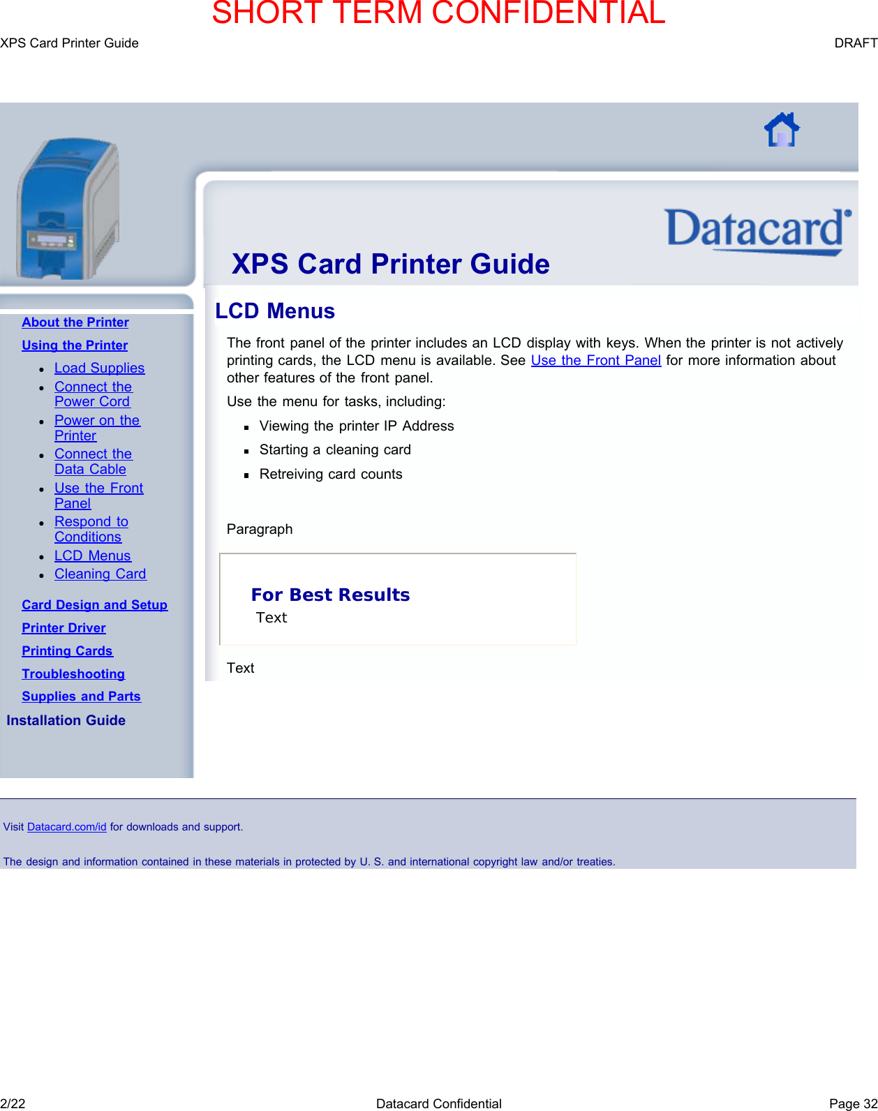 Page 35 of Entrust Q20010 Card Printer w/RFID Reader User Manual DS200 Printer Guide