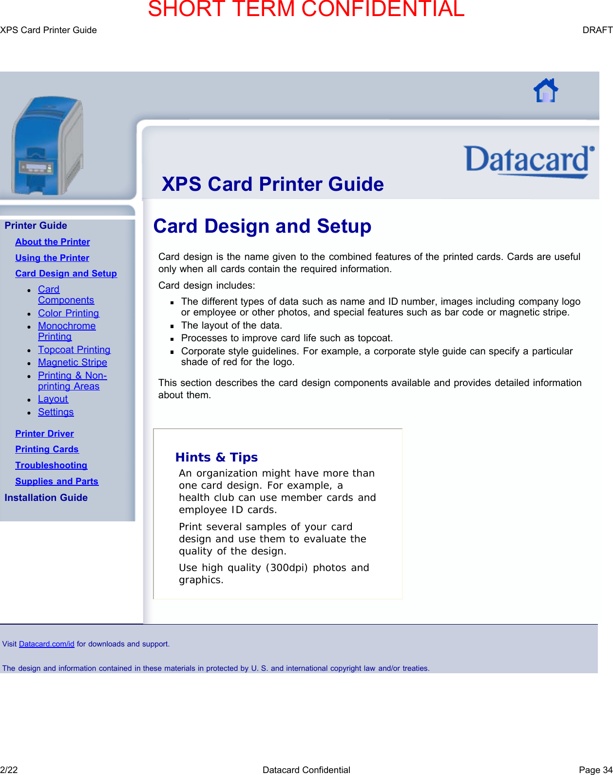 Page 37 of Entrust Q20010 Card Printer w/RFID Reader User Manual DS200 Printer Guide