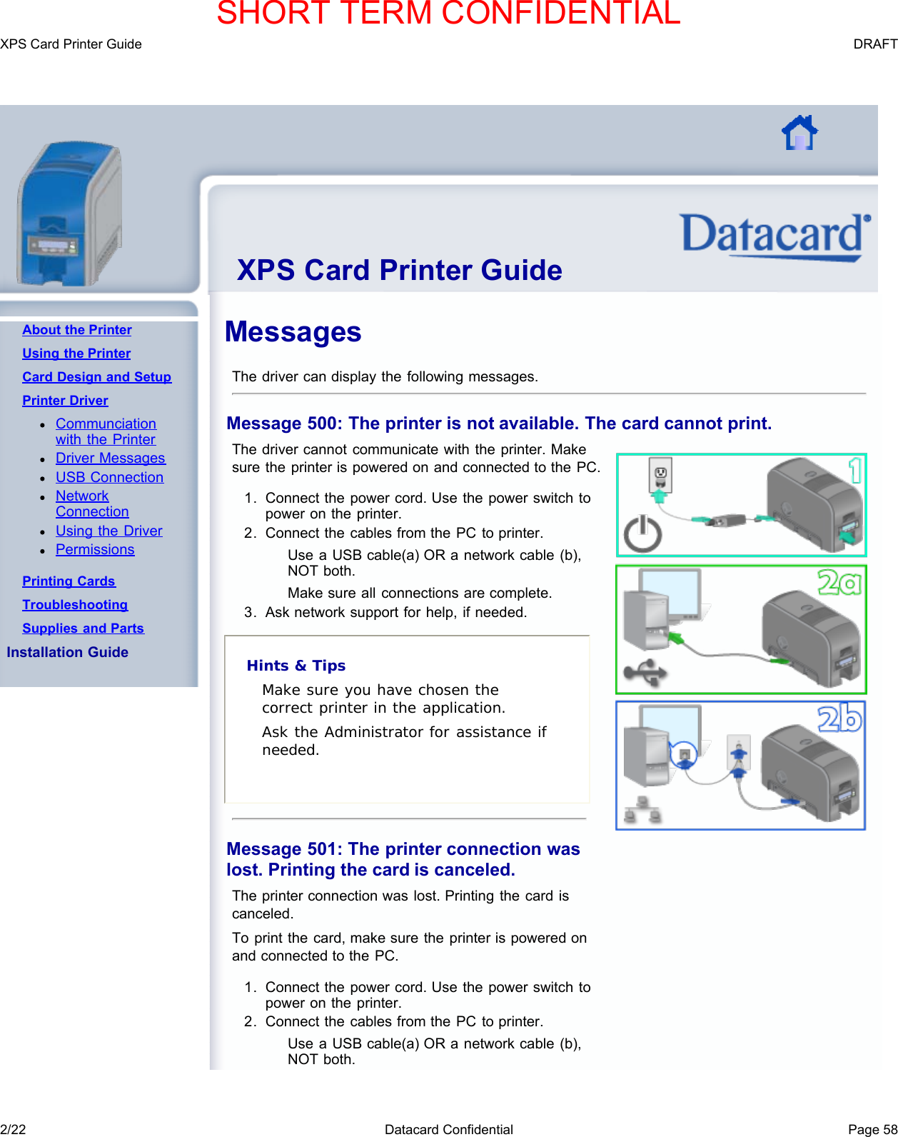 Page 61 of Entrust Q20010 Card Printer w/RFID Reader User Manual DS200 Printer Guide