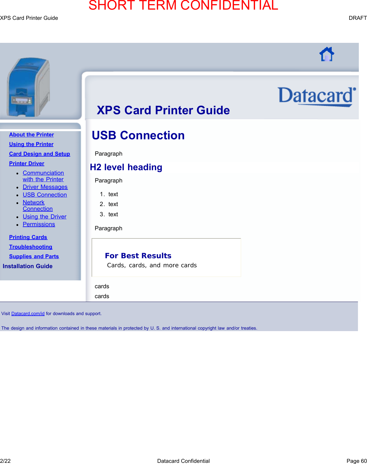 Page 63 of Entrust Q20010 Card Printer w/RFID Reader User Manual DS200 Printer Guide