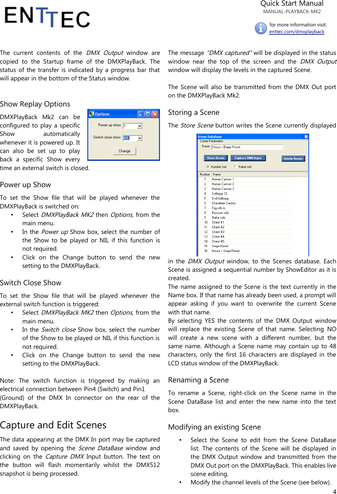 Page 4 of 9 - Enttec 70014 User Manual