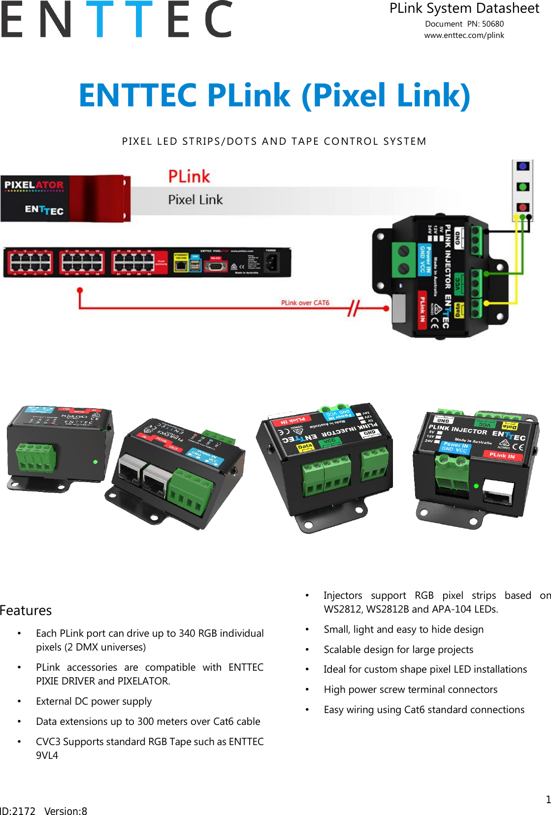 Page 1 of 4 - Enttec Plink User Manual