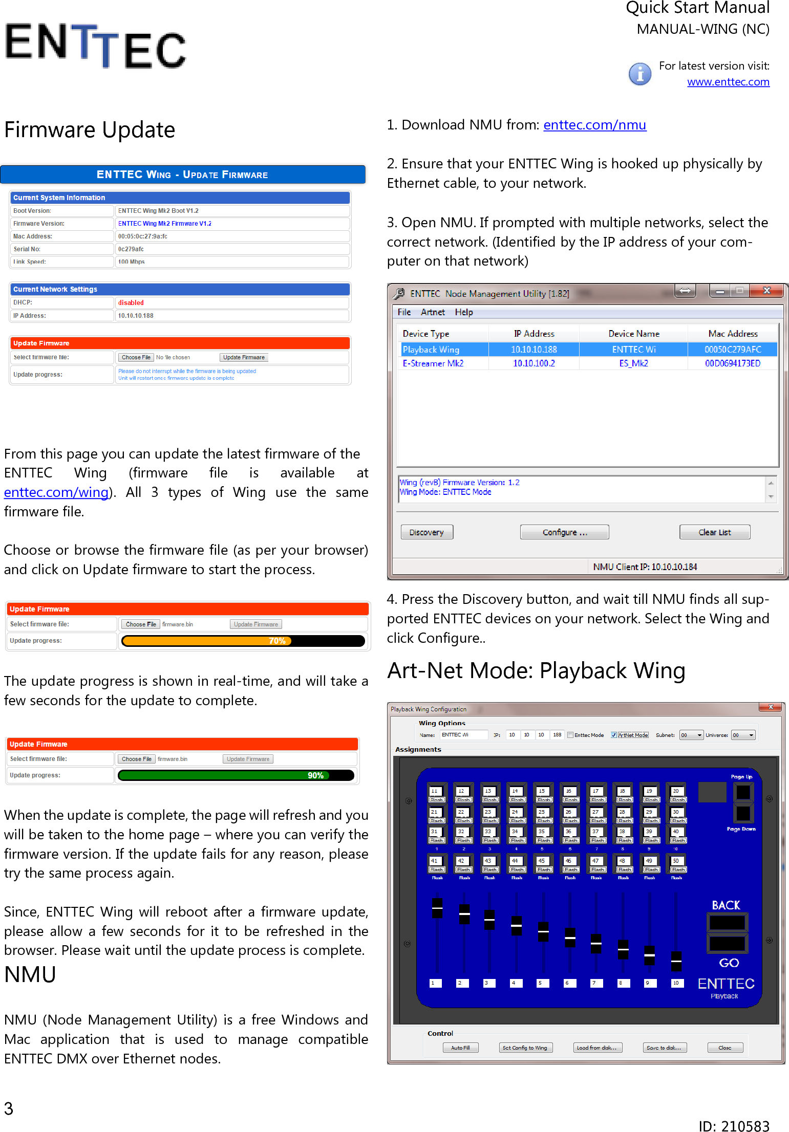 Page 3 of 4 - Enttec Wings Manual Revb User Rev B