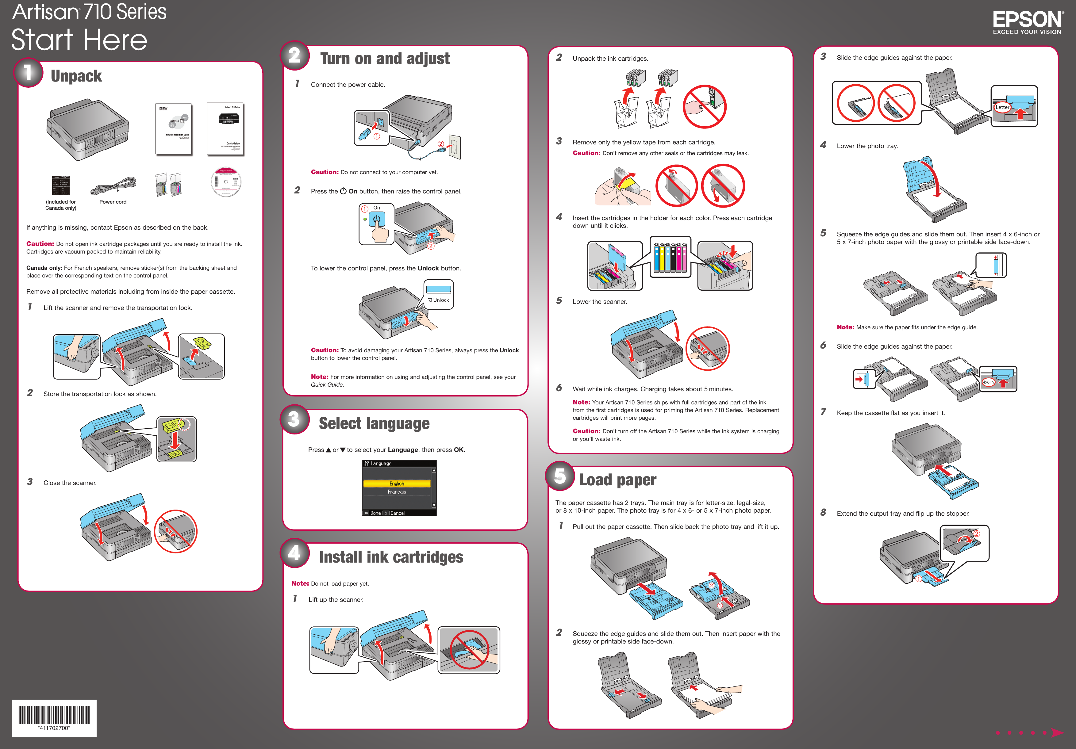 Page 1 of 4 - Epson Epson-Artisan-710-Series-Users-Manual-  Epson-artisan-710-series-users-manual