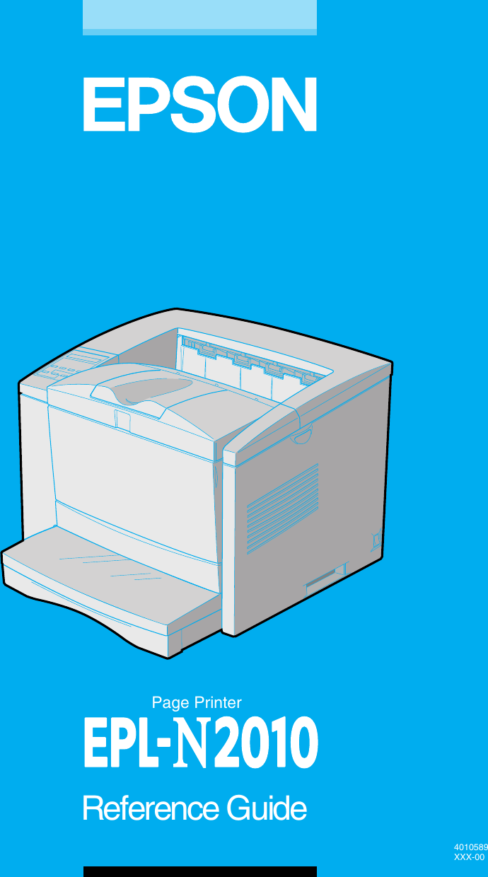 Epson Epl N2010 Users Manual