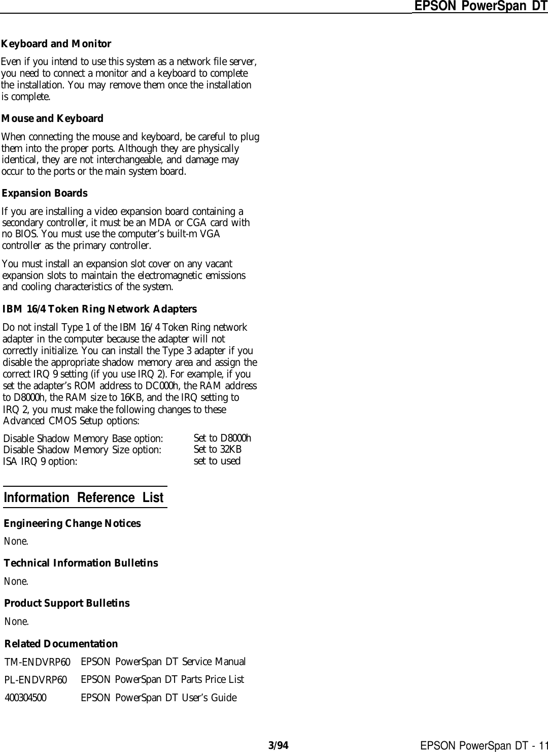 Page 11 of 11 - Epson Epson-Epson-Powerspan-Desktop-Product-Information-Guide- Powerspan Desktop - Product Information Guide  Epson-epson-powerspan-desktop-product-information-guide