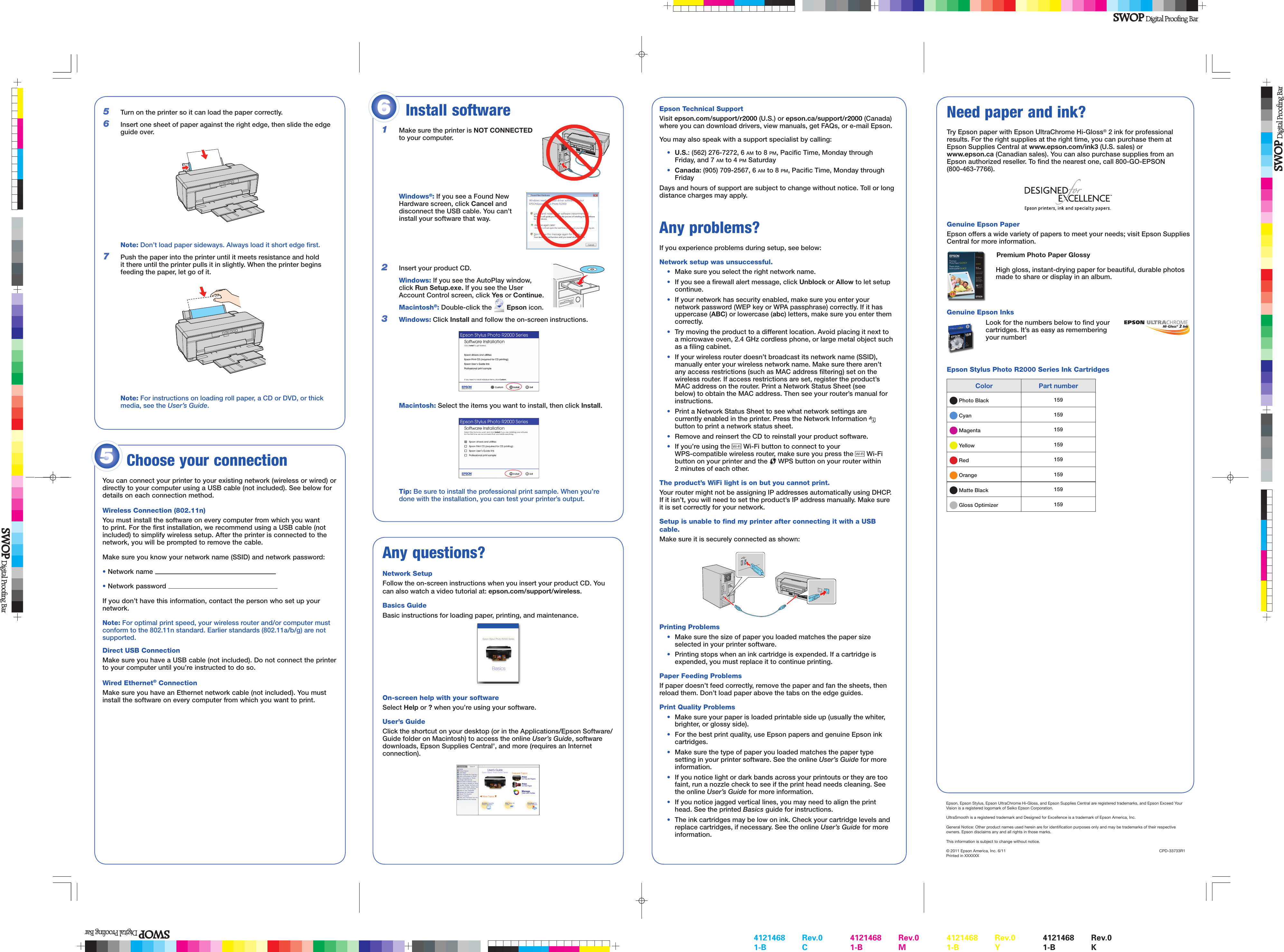 Page 4 of 4 - Epson Epson-Epson-Stylus-Photo-R2000-Inkjet-Printer-Start-Here-Guide- Stylus® Photo R2000 Series - Start Here  Epson-epson-stylus-photo-r2000-inkjet-printer-start-here-guide
