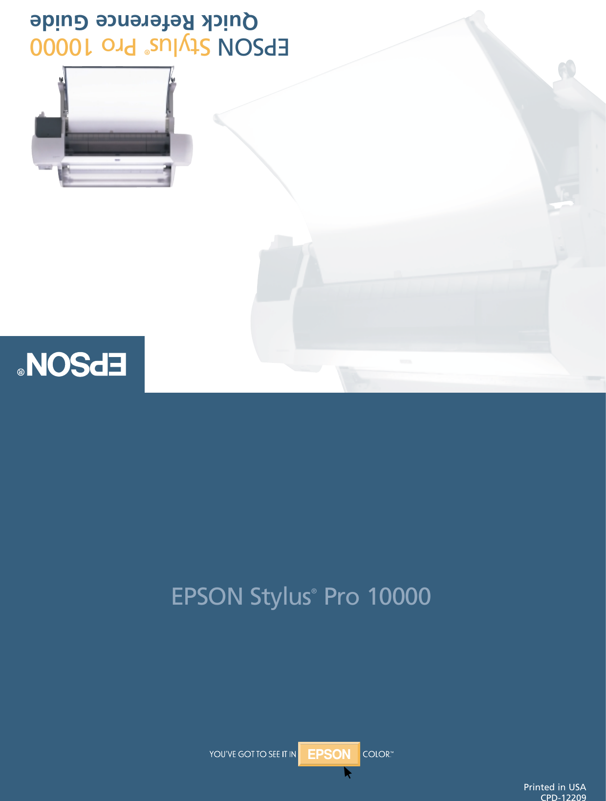 Page 11 of 11 - Epson Epson-Epson-Stylus-Pro-10000-Print-Engine-With-Archival-Ink-Quick-Reference-Guide- Stylus Pro 10000 Series - Quick Reference Guide Epson-epson-stylus-pro-10000-print-engine-with-archival-ink-quick-reference-guide