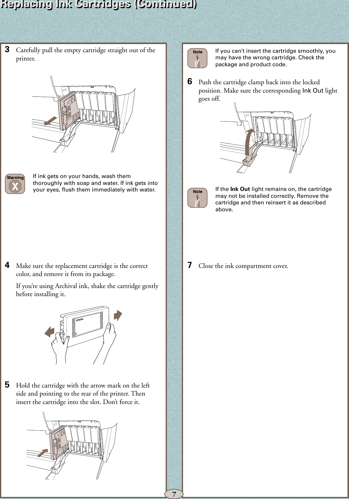 Page 8 of 11 - Epson Epson-Epson-Stylus-Pro-10000-Print-Engine-With-Archival-Ink-Quick-Reference-Guide- Stylus Pro 10000 Series - Quick Reference Guide Epson-epson-stylus-pro-10000-print-engine-with-archival-ink-quick-reference-guide