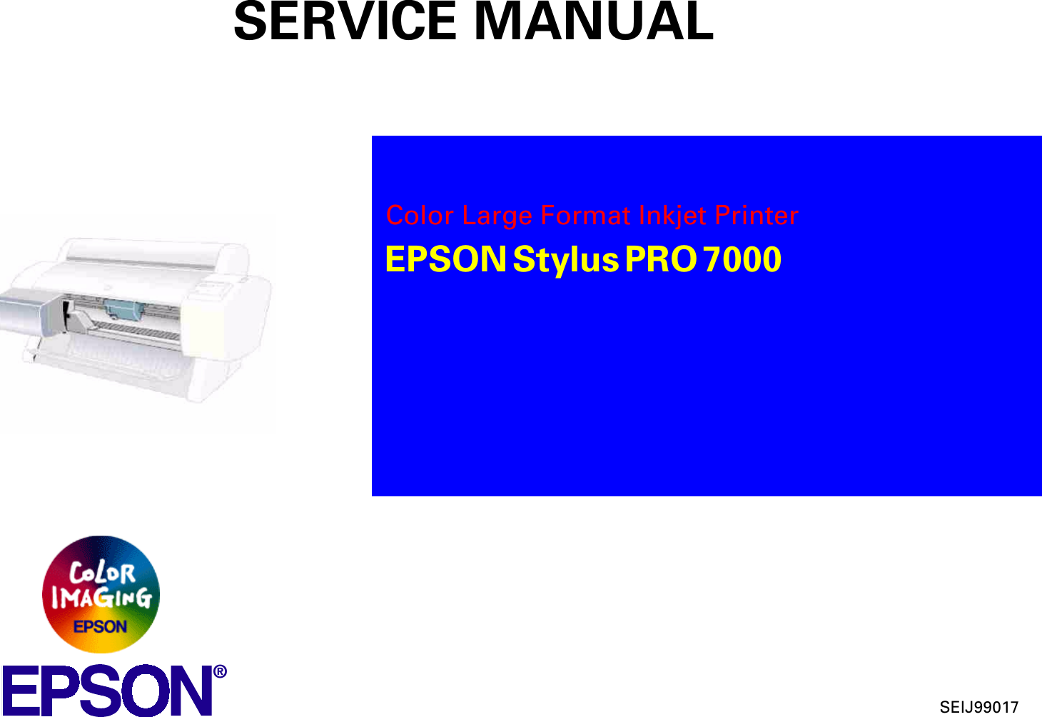 Epson 7000 service manual