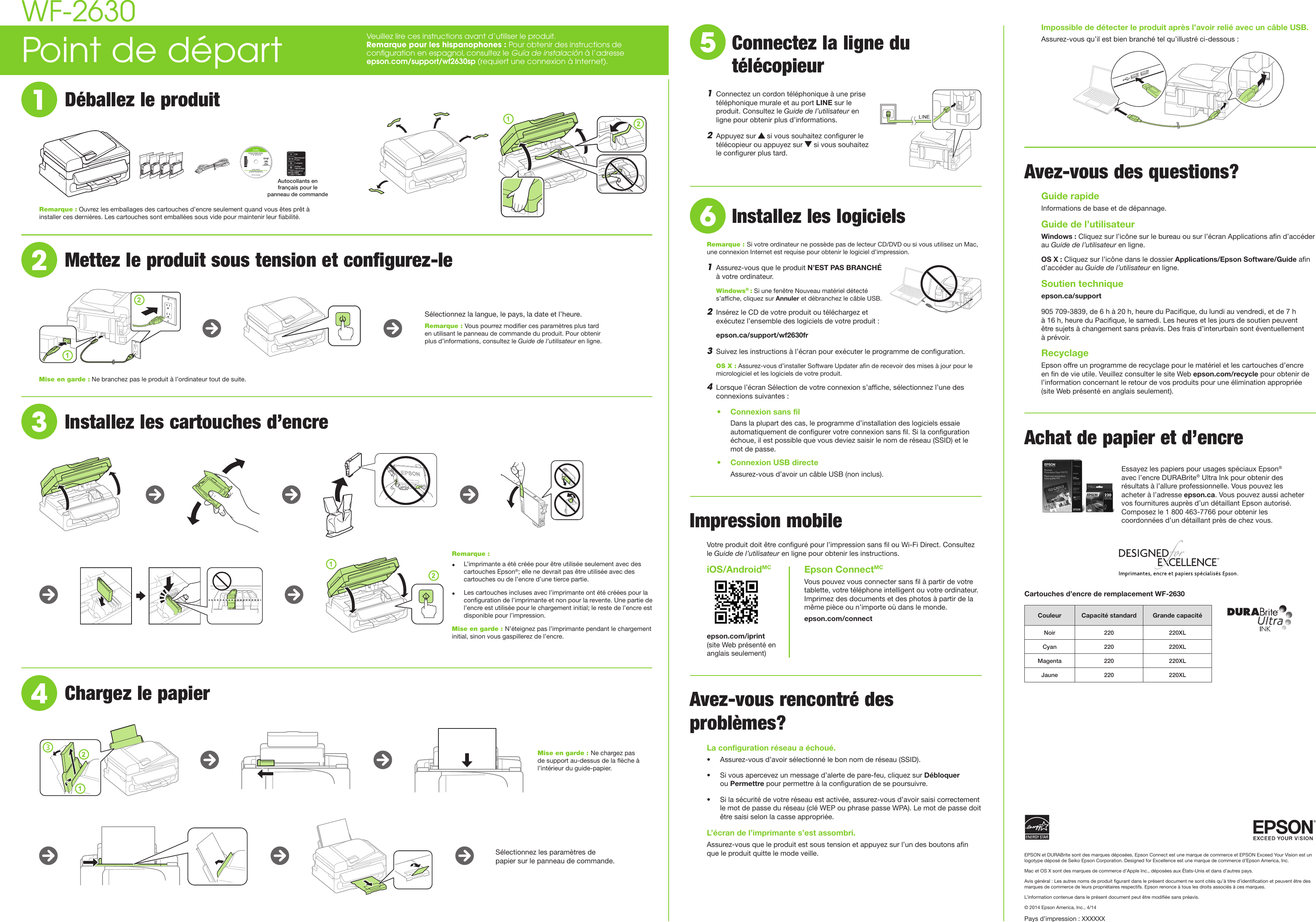 Page 3 of 4 - Epson Epson-Epson-Workforce-Wf-2630-All-In-One-Printer-Installation-Guide- Start Here - WF-2630 Epson-epson-workforce-wf-2630-all-in-one-printer-installation-guide