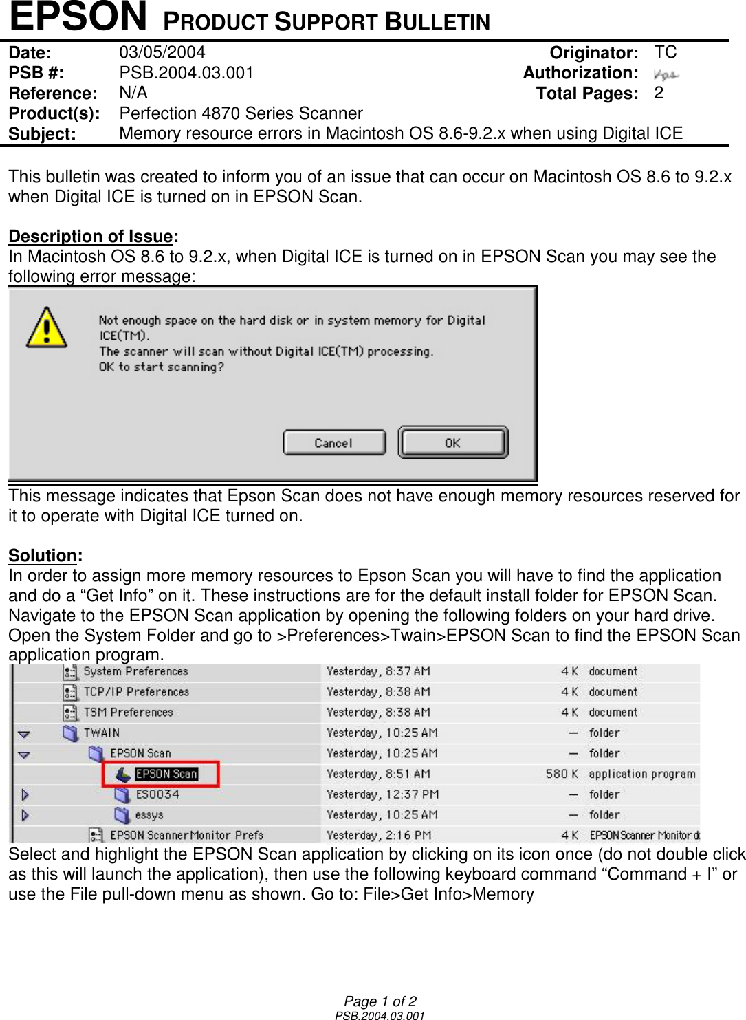 Page 9 of 11 - Epson Epson-Expression-10000-Xl-Users-Manual- PSB.2003.02.002R1  Epson-expression-10000-xl-users-manual