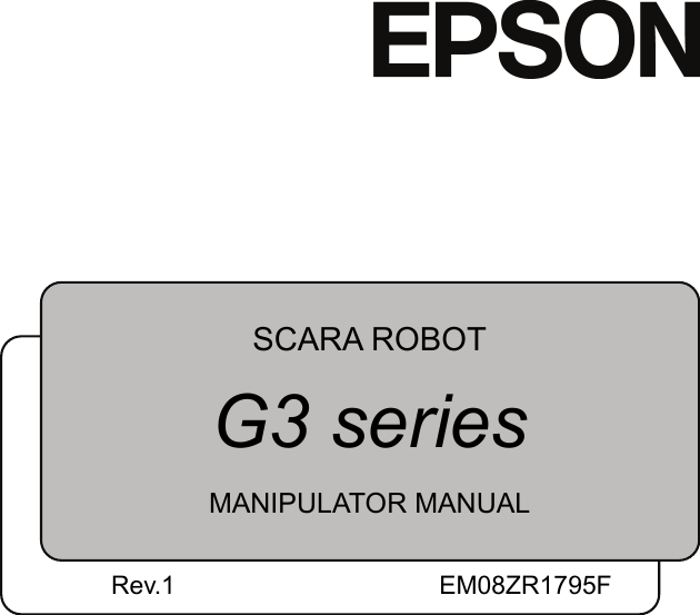 Epson G3 Series Users Manual ROBOT