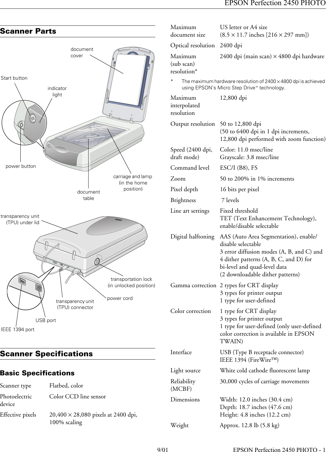 Схема сканера epson perfection