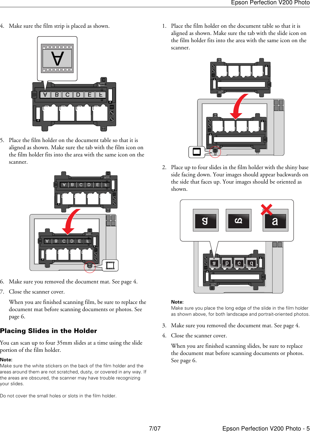 Page 5 of 9 - Epson Epson-Perfection-V200-Photo-Users-Manual- Perfection V200 Photo Product Information Guide  Epson-perfection-v200-photo-users-manual