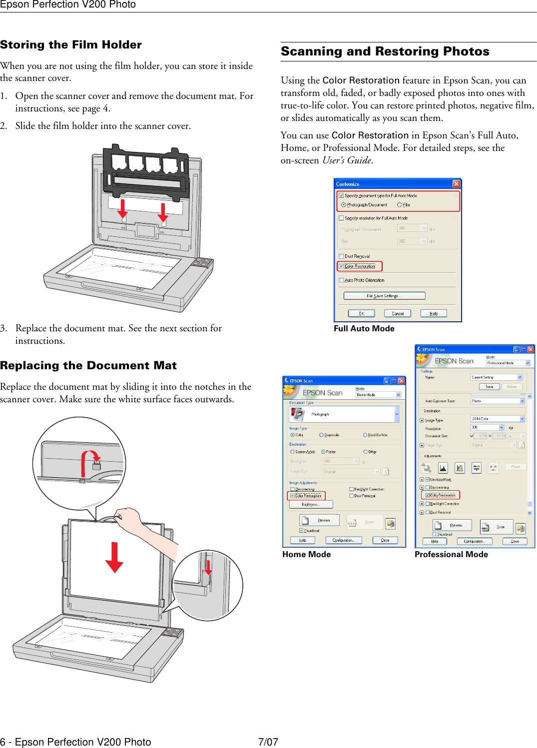 Page 6 of 9 - Epson Epson-Perfection-V200-Photo-Users-Manual- Perfection V200 Photo Product Information Guide  Epson-perfection-v200-photo-users-manual