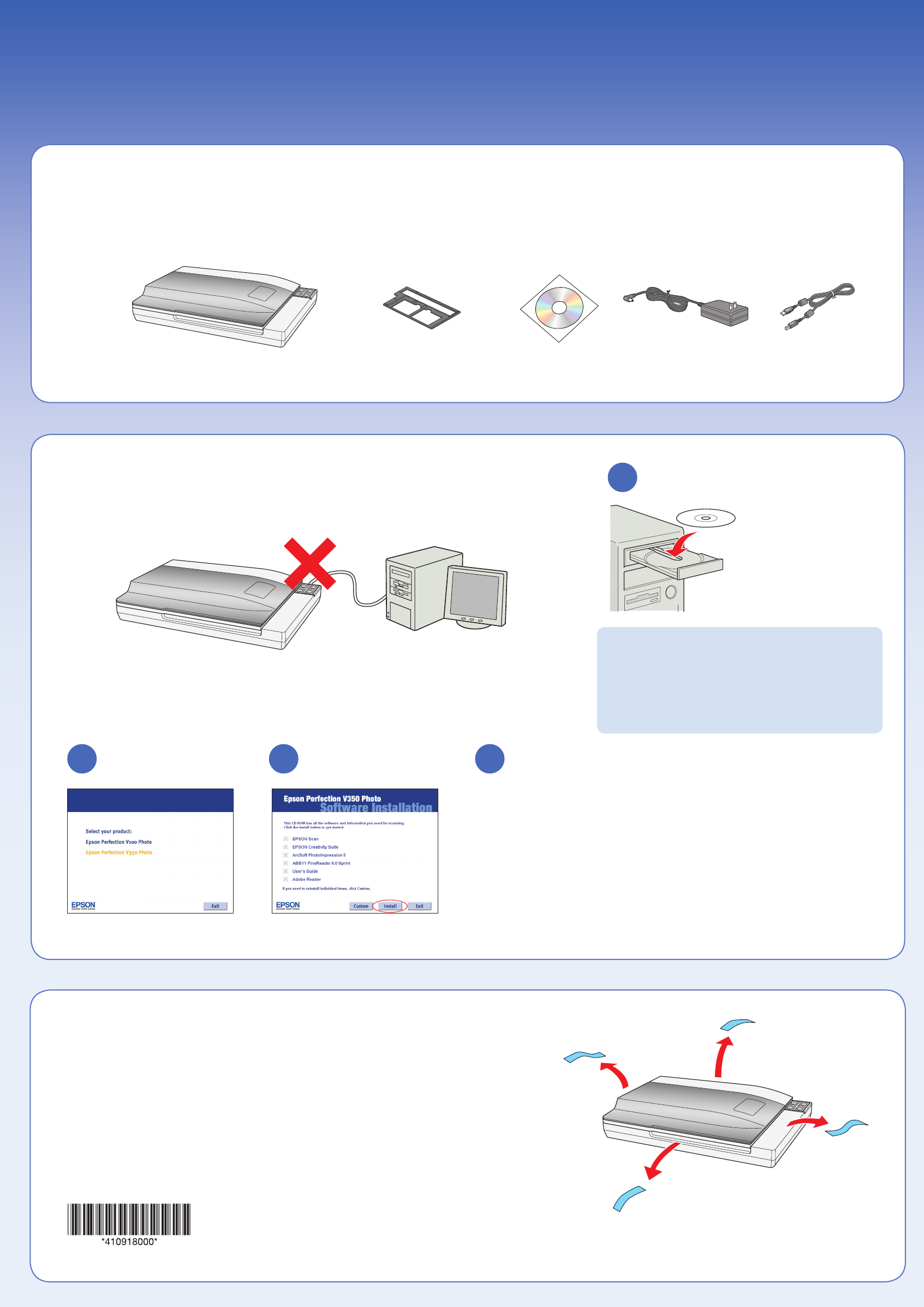 Epson perfection v100 photo драйвер