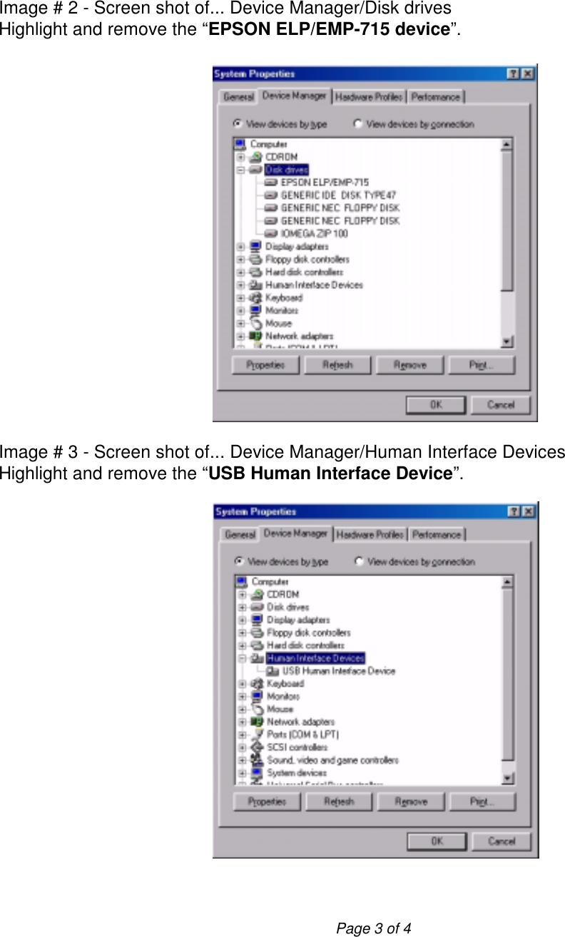 Page 9 of 11 - Epson Epson-Powerlite-715C-Multimedia-Projector-Product-Support-Bulletin- Epson-powerlite-715c-multimedia-projector-product-support-bulletin