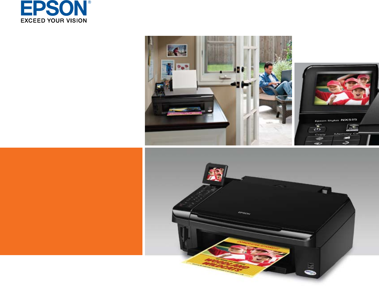 Epson Stylus Nx515 Users Manual Product Brochure