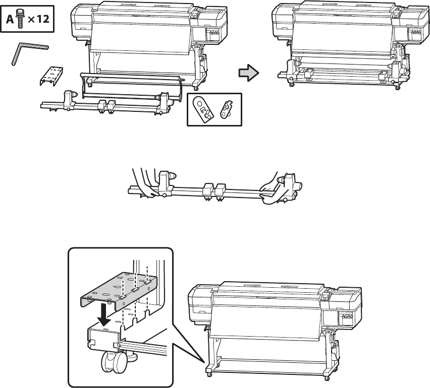 Installing the Auto Take-up Reel