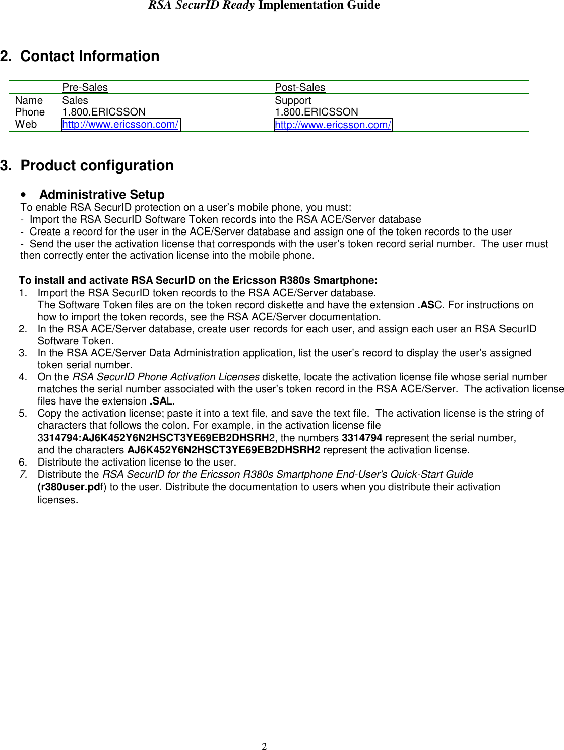 Page 2 of 7 - Ericsson R380 User Manual  To The 9b20eecd-5f79-41a5-bd0b-53939e6302c1